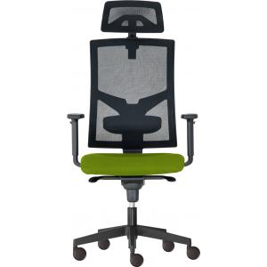 Kancelárska stolička GAME Šéf SYN zelená (Bombay 38) + PDH n