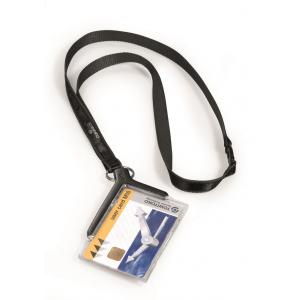 Visačka na plastovú kartu s remienkom DURABLE CARD HOLDER DE