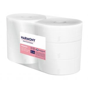 Toaletný papier 2-vrstvový Harmony Premium Jumbo 26 cm, návi