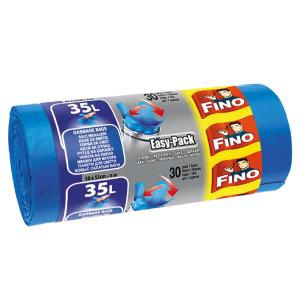 Vrecia zaväzovacie FINO Easy pack 35 ℓ, 15 mic., 50 x 55 cm,