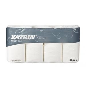 Toaletný papier 3-vrstvový KATRIN Plus Toilet 160, návin 17,