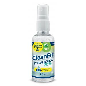 CleanFit dezinfekčný gél 70% citrus na ruky s rozprašovačom 