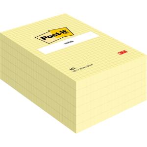 Bloček Post-it 102x152 žltý štvorčekový