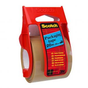 Baliaca páska Scotch 50mmx20m s dispenzorom hnedá