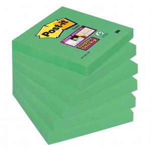 Bločky Post-it Super Sticky zelené 76x76mm
