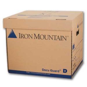 Archivačná krabica Iron Mountain hnedá s vekom 36x31x31 cm n