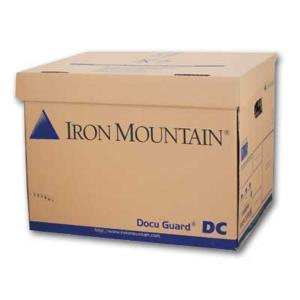 Archivačná krabica Iron Mountain hnedá s vekom 42x31x32 cm n