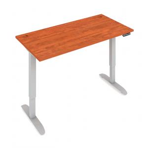 Pracovný stôl Motion, ZO, 2S, 120x70,5-120,5x80 cm, čerešňa/