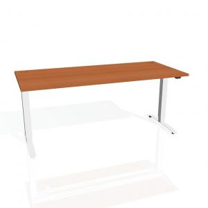 Pracovný stôl Motion, ZO, 2S, 180x70,5-120,5x80 cm, čerešňa/
