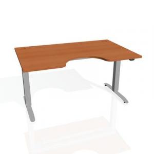 Pracovný stôl Motion Ergo, ZO, 2S, 120x70,5-120,5x90 cm, čer