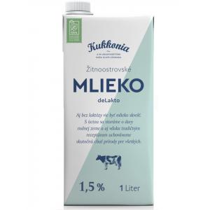 Trvanlivé mlieko Žitnoostrovské Kukkonia bezlaktózové 1,5% 1