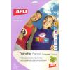 Transferový papier, APLI, A4, na farebné tričká, 5 hárkov