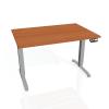 Pracovný stôl Motion, PO, 2S, 120x70,5-120,5x80 cm, čerešňa/