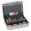 Euro-pokladnička DURABLE EUROBOXX 352x120x276mm strieborná 
