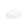 Viečko vypuklé biele pre poháriky (PLA) BIO priemer 80 mm (1