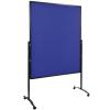 Moderačná tabuľa plstená 150x120 cm PREMIUM PLUS tmavomodrá 
