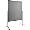 Moderačná tabuľa plstená 150x120 cm PREMIUM PLUS sivá 