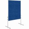 Moderačná tabuľa plstená 150x120 cm ECONOMY modrá neskl. 